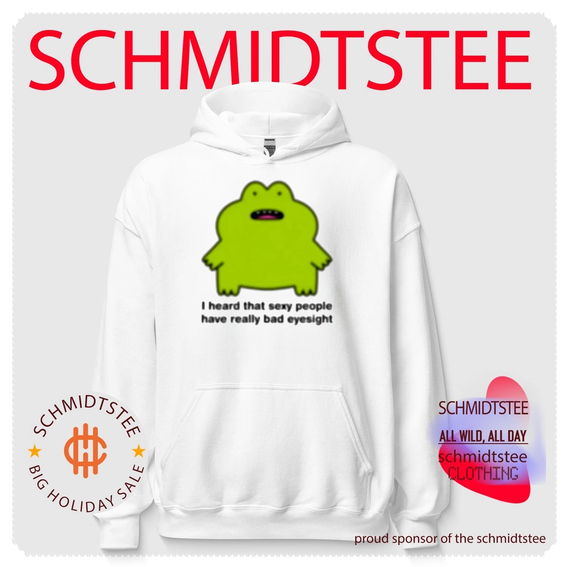 I Heard That Sexy People Have Really Bad Eyesight Frog shirt