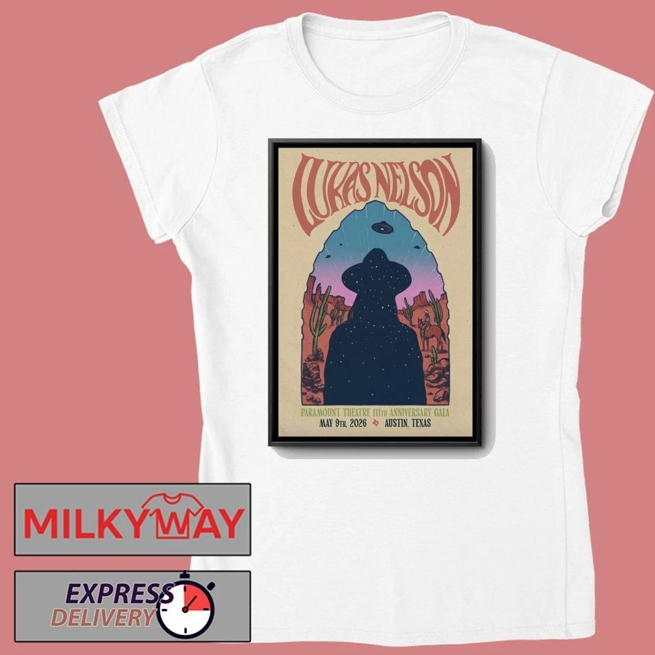 Lukas Nelson May 9 2026, Austin TX Poster shirt