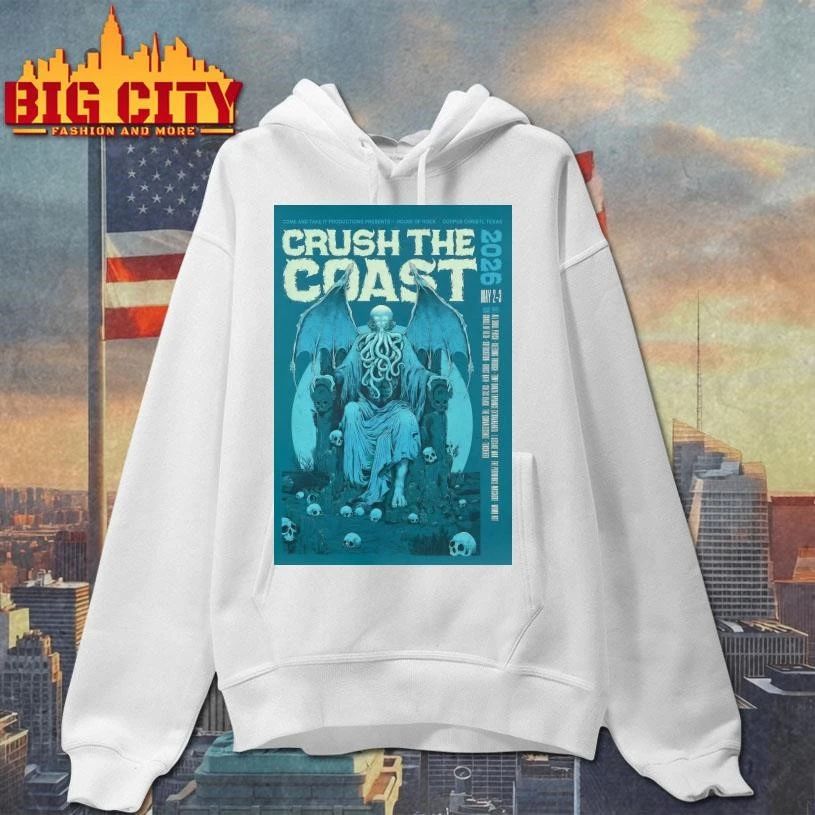 Crush the Coast In Corpus Christi TX On May 2-3 2026 Tour Poster Shirt