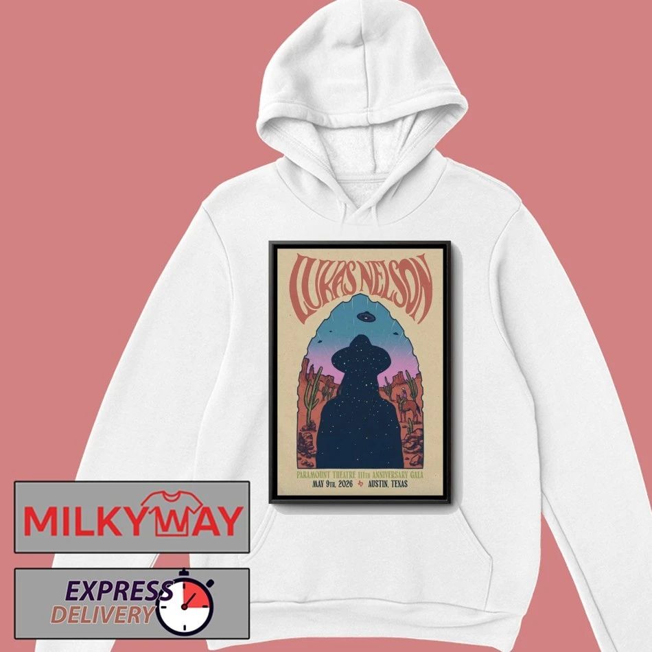 Lukas Nelson May 9 2026, Austin TX Poster shirt