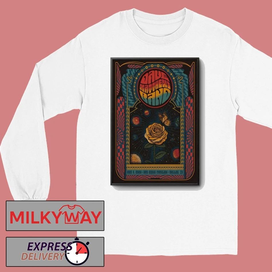 Dave Matthews Band May 9 2026 Dos Equis Pavilion in Dallas TX Poster shirt
