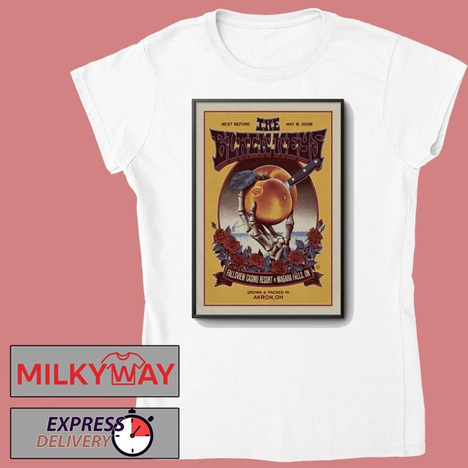 The Black Keys May 8 2026 OLG Stage At Fallsview Casino In Niagara Falls ON Poster shirt