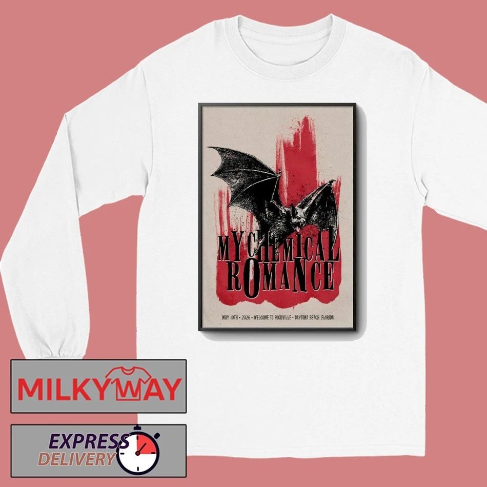 My Chemical Romance Daytona Beach FL 5 10 2026 Poster shirt