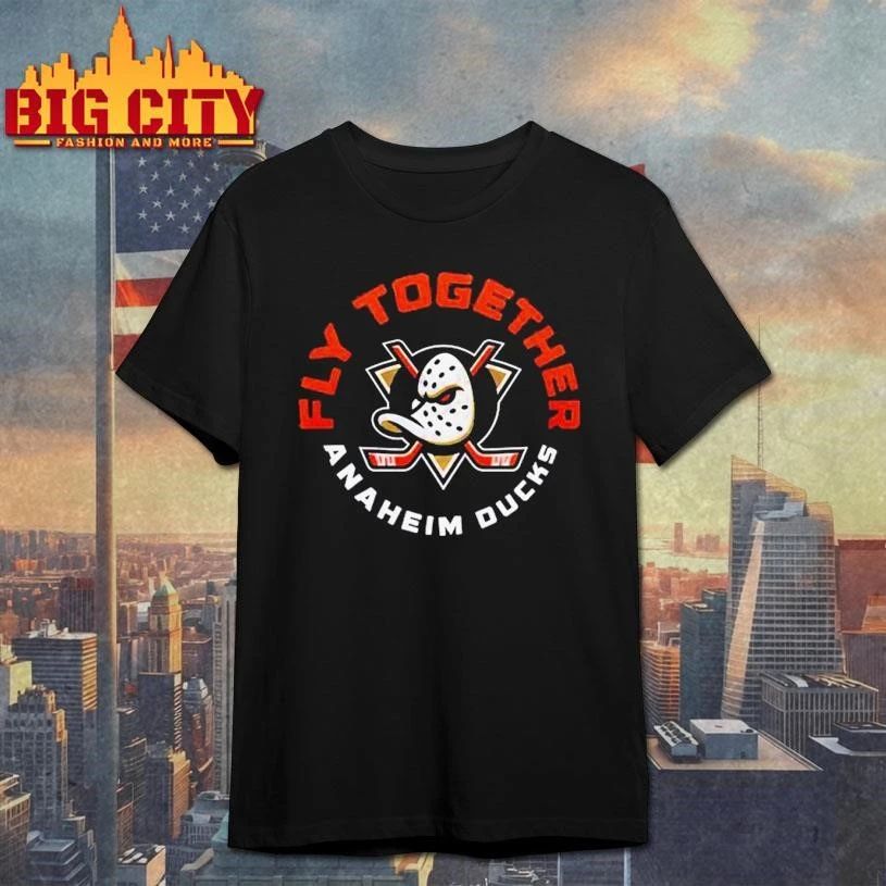 Anaheim Ducks Fly Together Orange Country 2026 logo Shirt