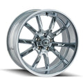 Style 650 18×8 in Chrome Wheel 5×127 Bolt Pattern / 0 mm Offset / 83.82 mm Hub