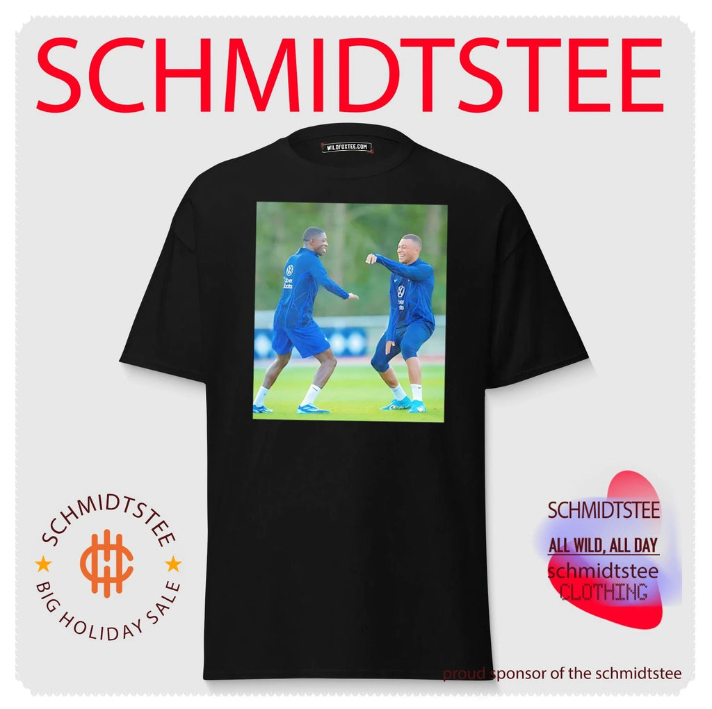 Kylian Mbappe and Ousmane Dembele portrait shirt