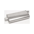 Dynomax Muffler Super Turbo 2-1/4 in Offset Inlet 2-1/4 in Center Outle 17747