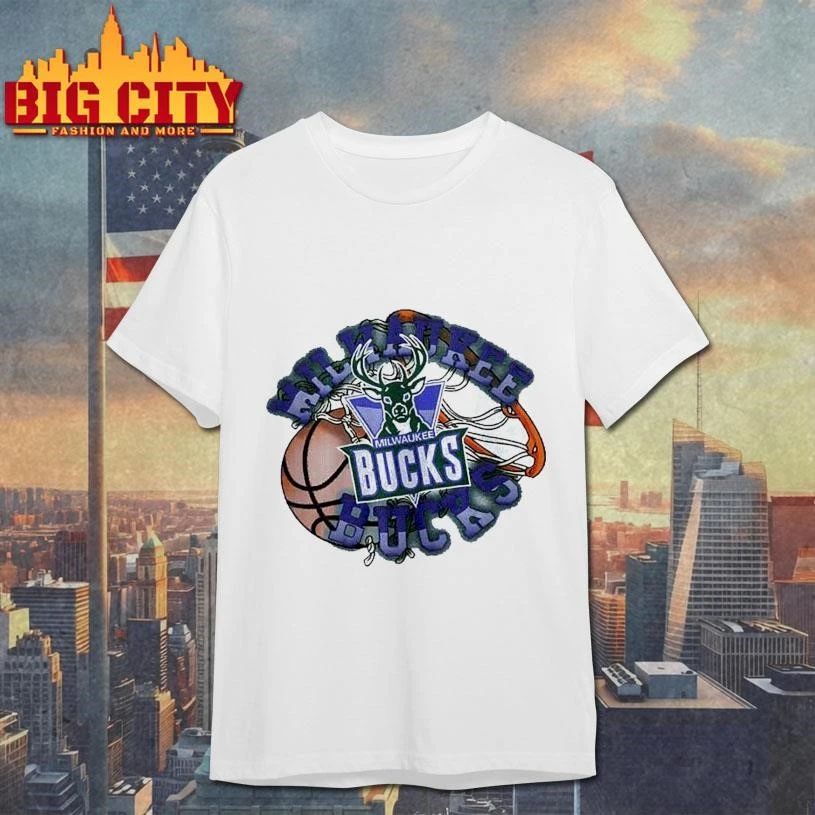 Milwaukee Bucks basketball graphic shirt