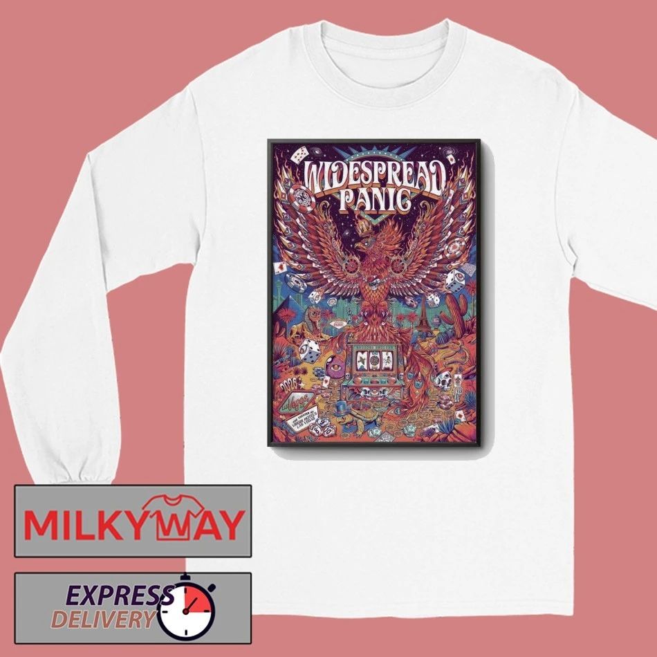 Widespread Panic Las Vegas NV Tour On May 8-10 2026 Poster shirt