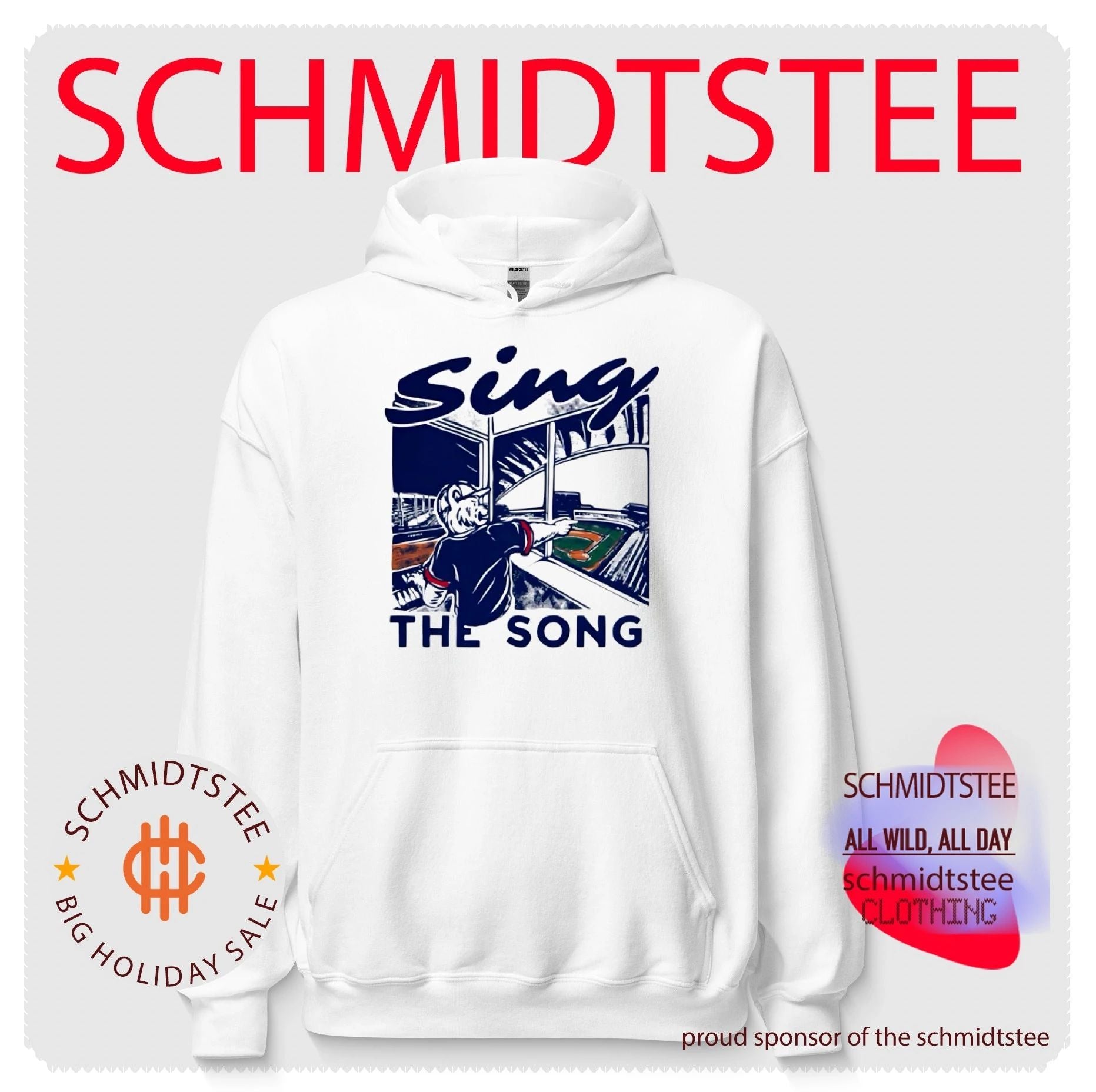Sing the Song Chicago Cubs Mascot Clark the Cub shirt