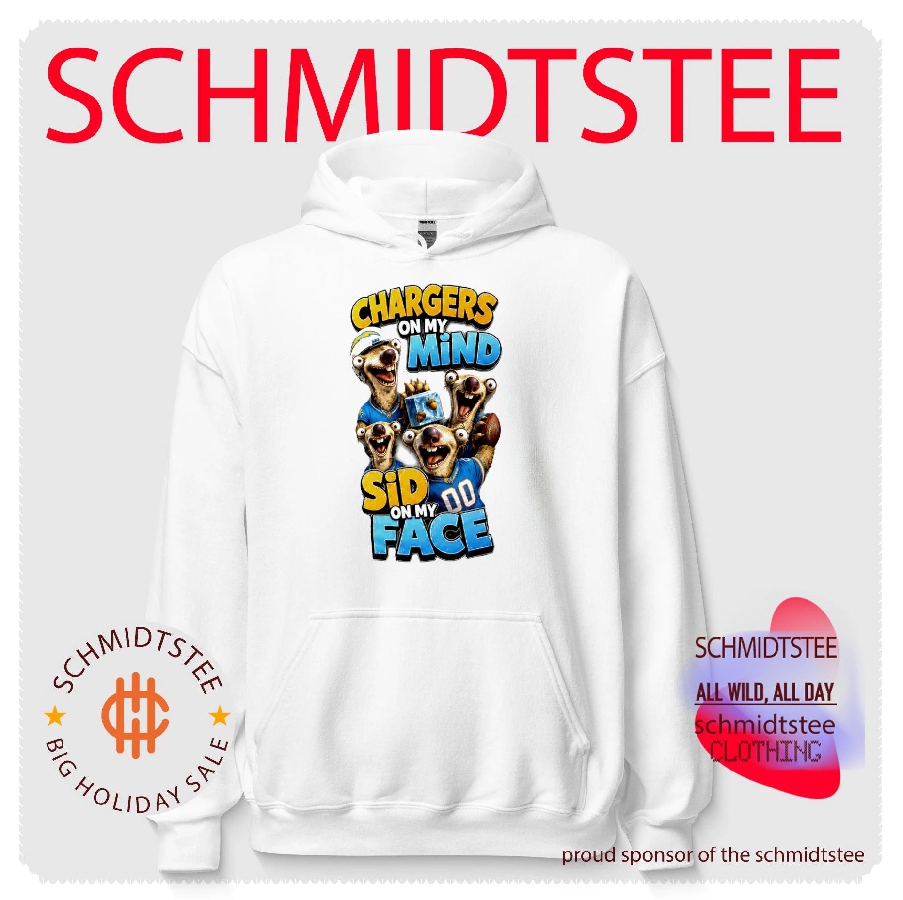 Los Angeles Chargers on my Mind Sid On My Face shirt