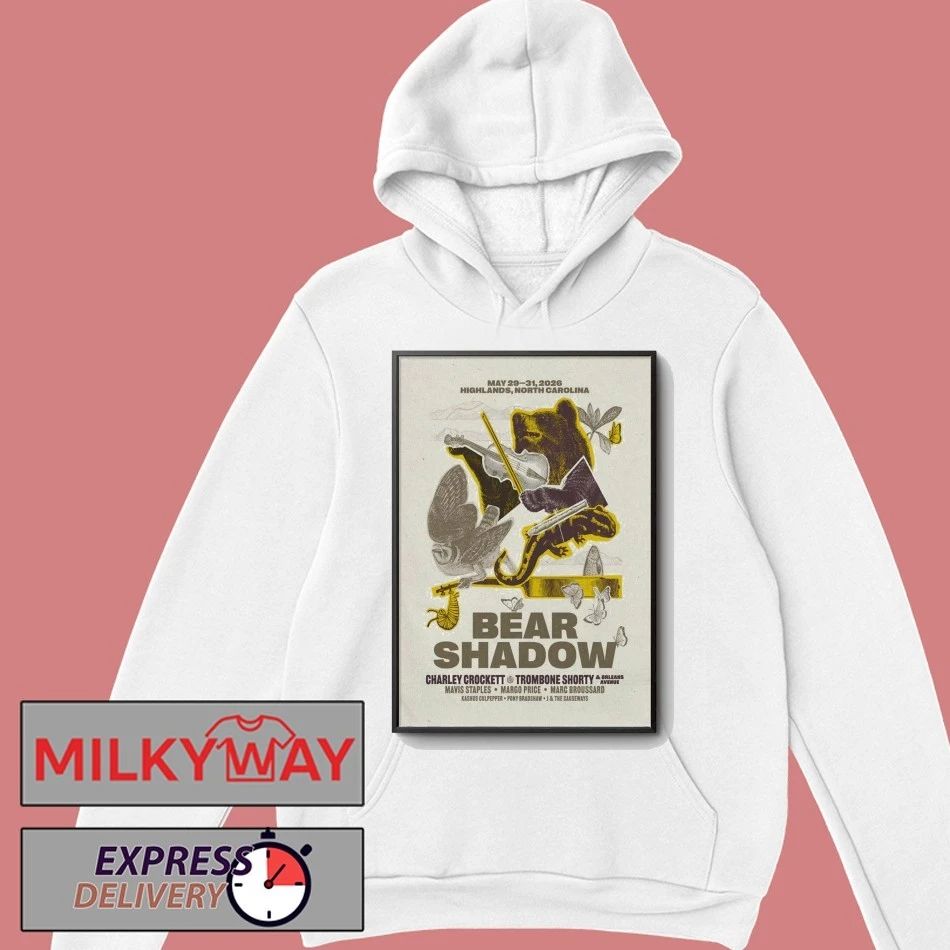 Bear Shadow Festival May 29-31 2026 Highlands North Carolina Poster shirt