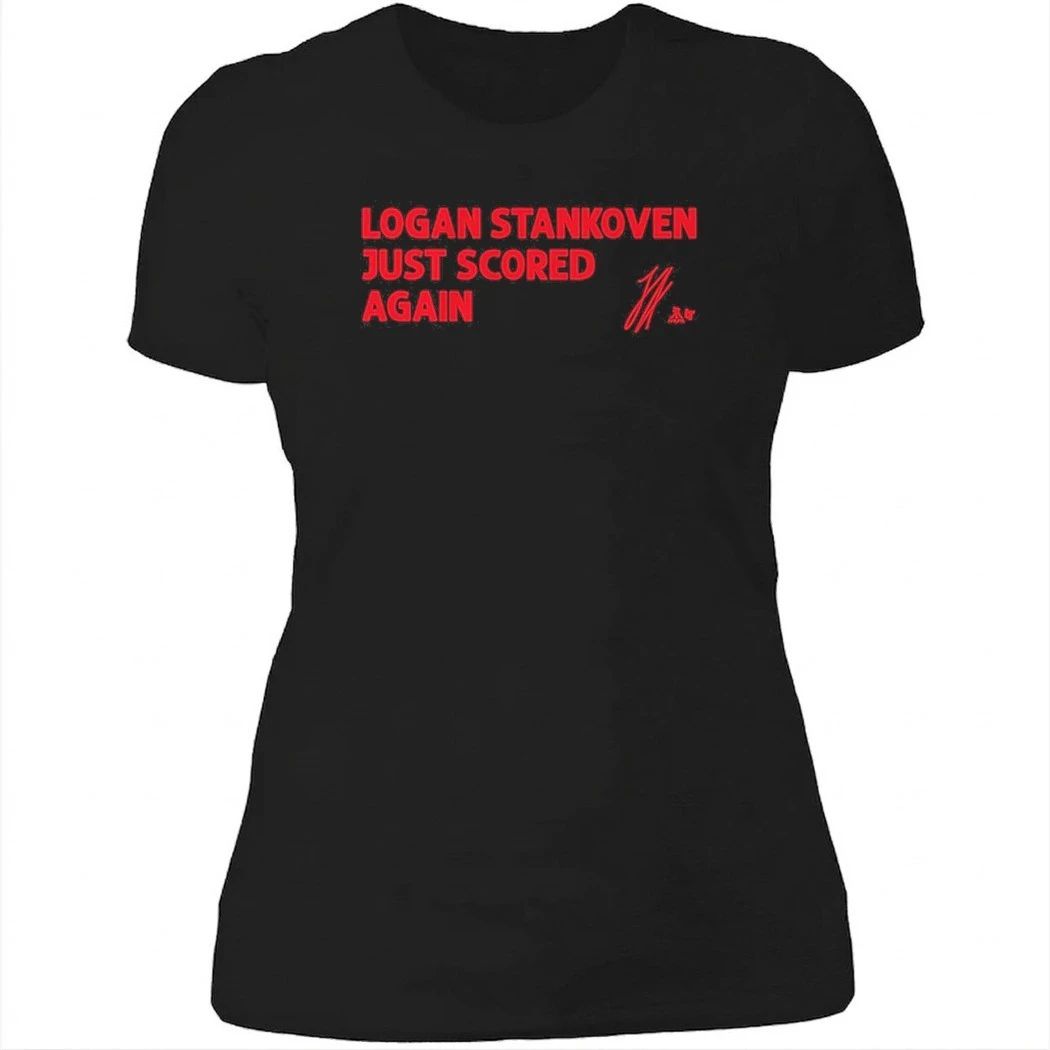 Logan Stankoven Just Scored Again Shirt