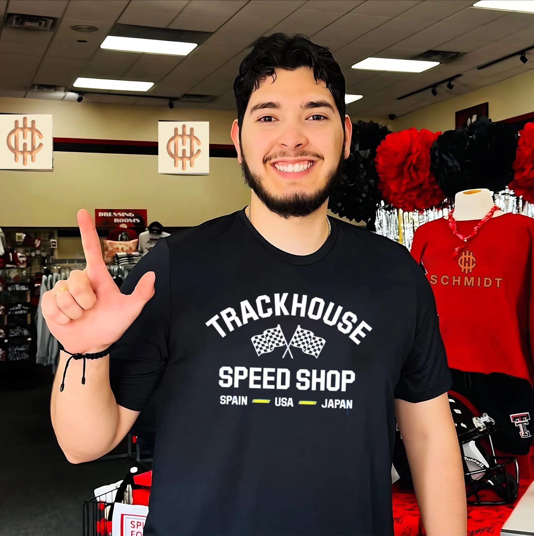 Trackhouse Speed Shop Spain USA Japan shirt