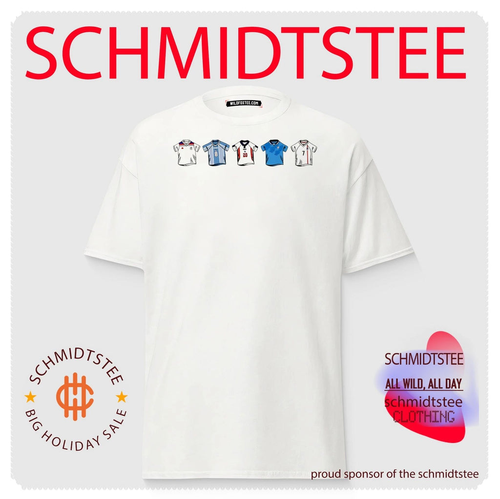 God Save the Classics historical football kits graphic shirt
