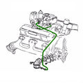 1963-64 Pontiac Bonneville 2bbl Pump to Carb Line 1pc, Stainless