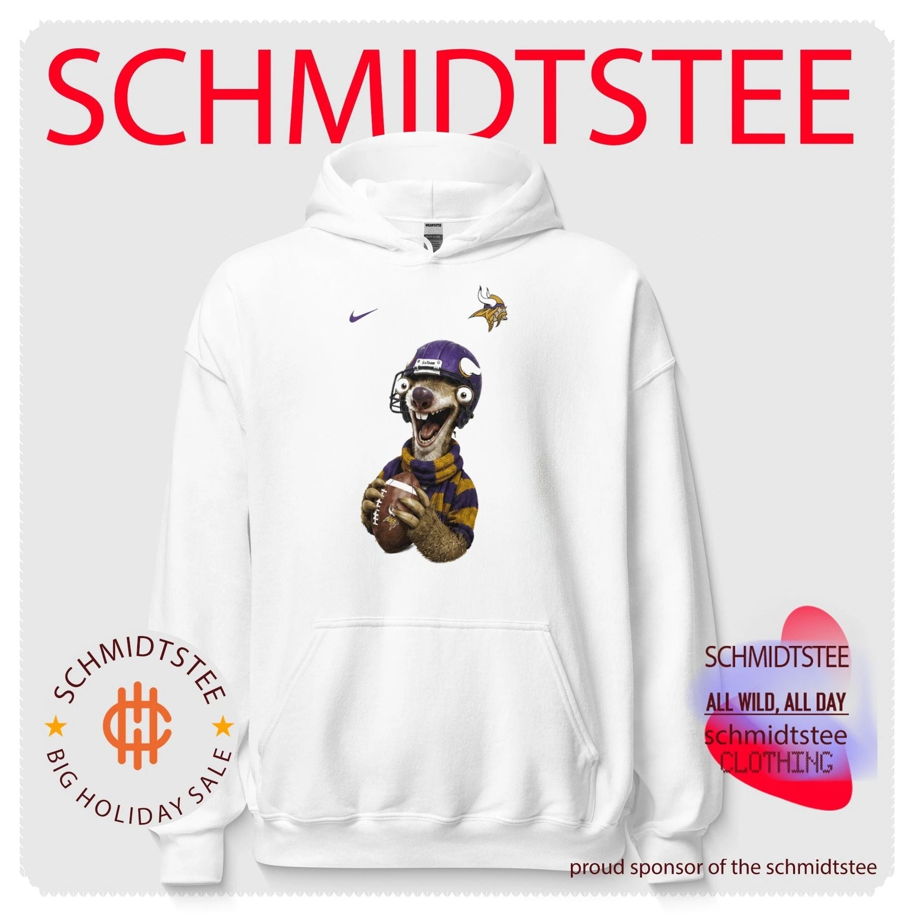 Sid the Sloth Minnesota Vikings IceTeam shirt