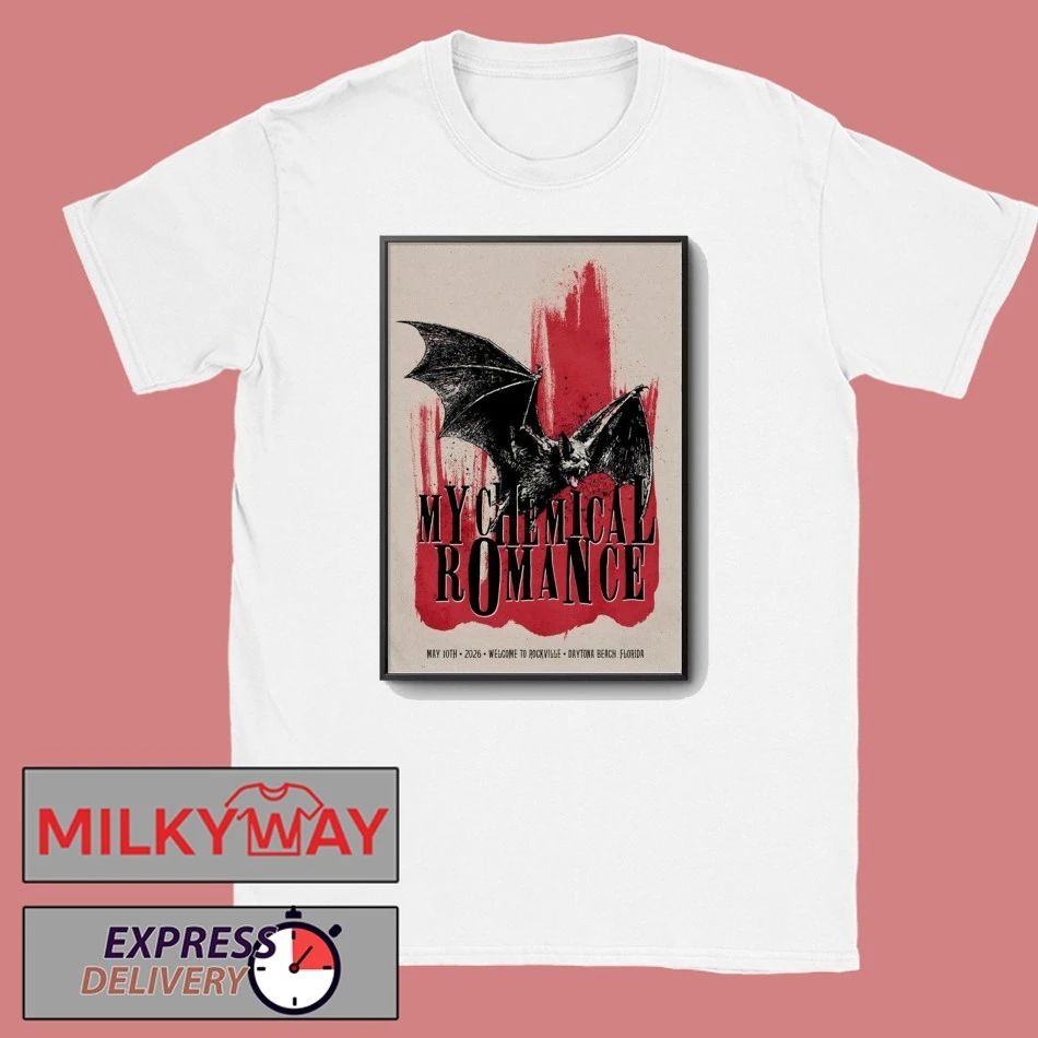 My Chemical Romance In Daytona Beach FL On May 10 2026 Poster shirt