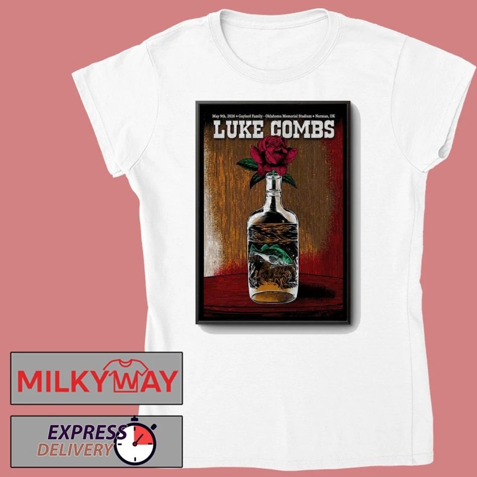 TOUR Luke Combs May 9 2026 Norman OK Poster shirt