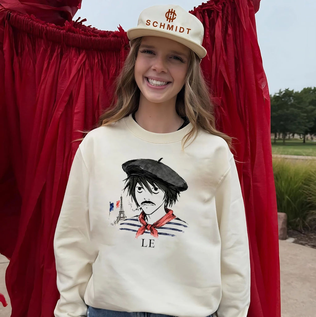 LE D Note L Death Note Paris Eiffel Tower French Style shirt