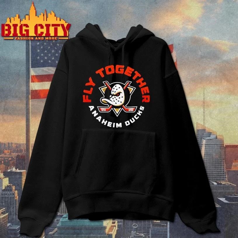 Anaheim Ducks Fly Together Orange Country 2026 logo Shirt