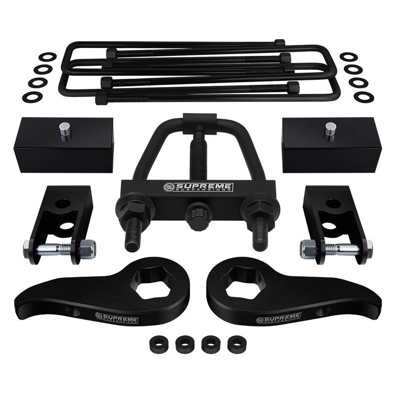 2011-2019 GMC Sierra 2500HD Full Suspension Lift Kit & Install Tool & Shock Extenders 4WD 4×4