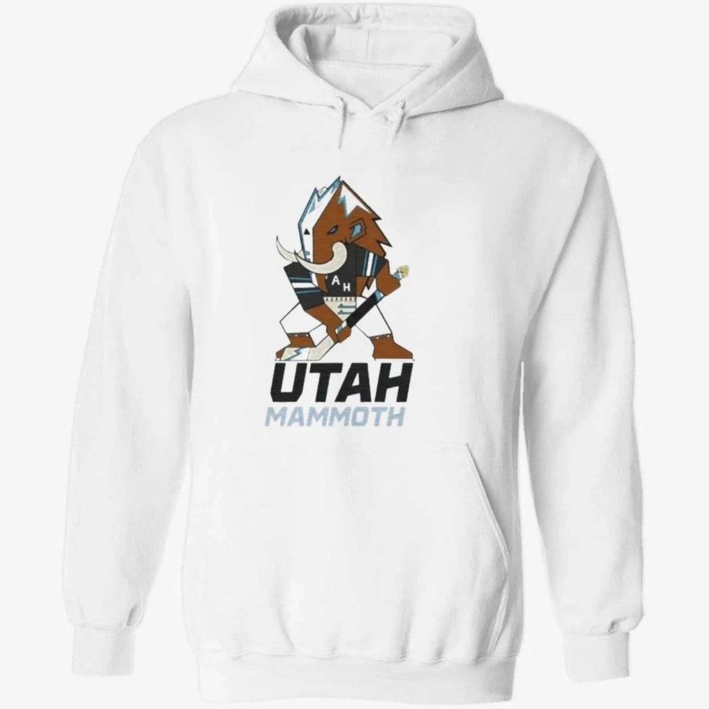 Lawson Crouse With Utah Mammoth Mascot Shirt