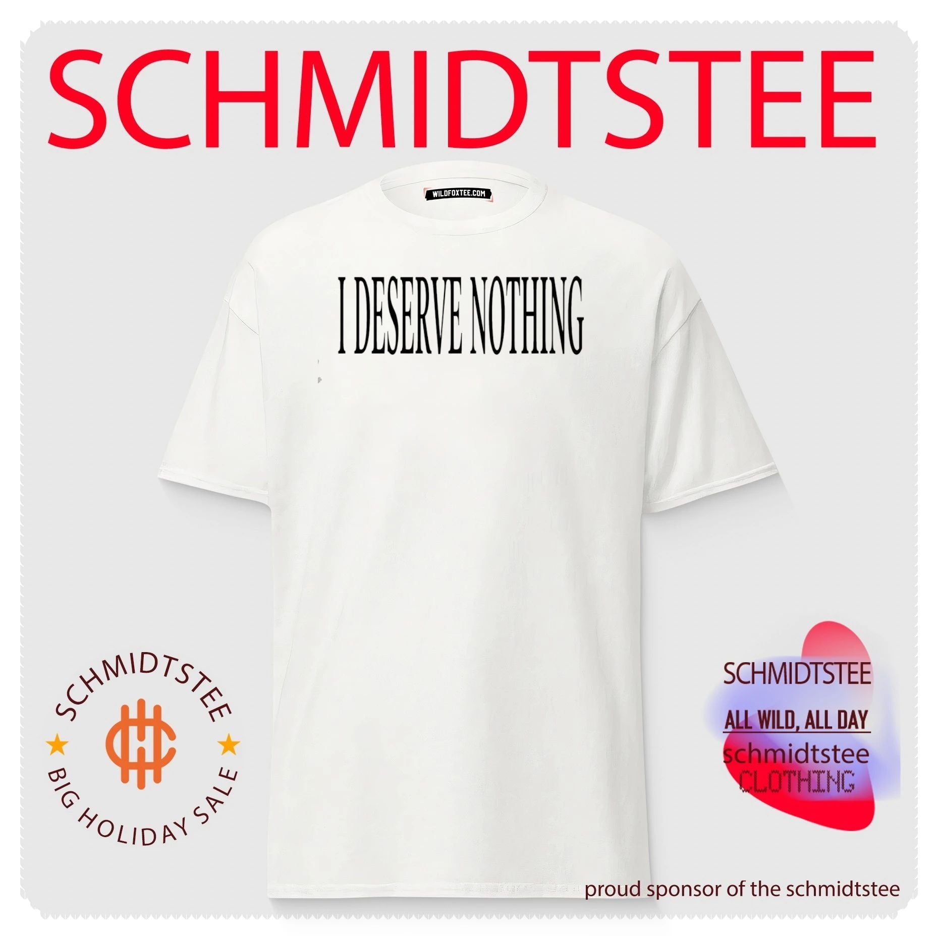 I Deserve Nothing Waste of Space sarcastic shirt