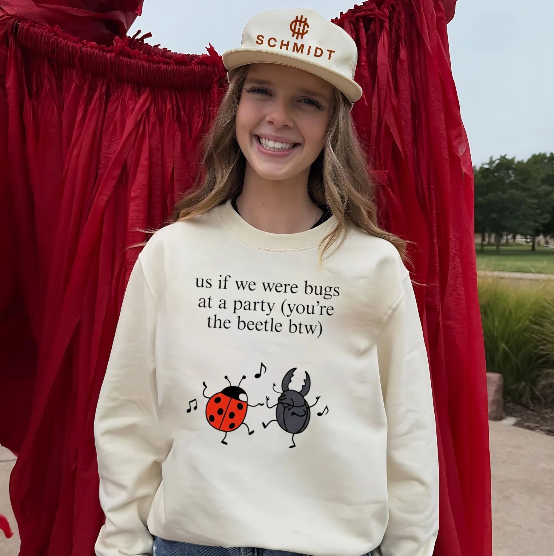 Us if We Were Bugs at a Party You Are the Beetle shirt