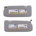Labwork Left & Right Sun Visor Gray W/Lights Mirror For 2017-2022 Honda CR-V