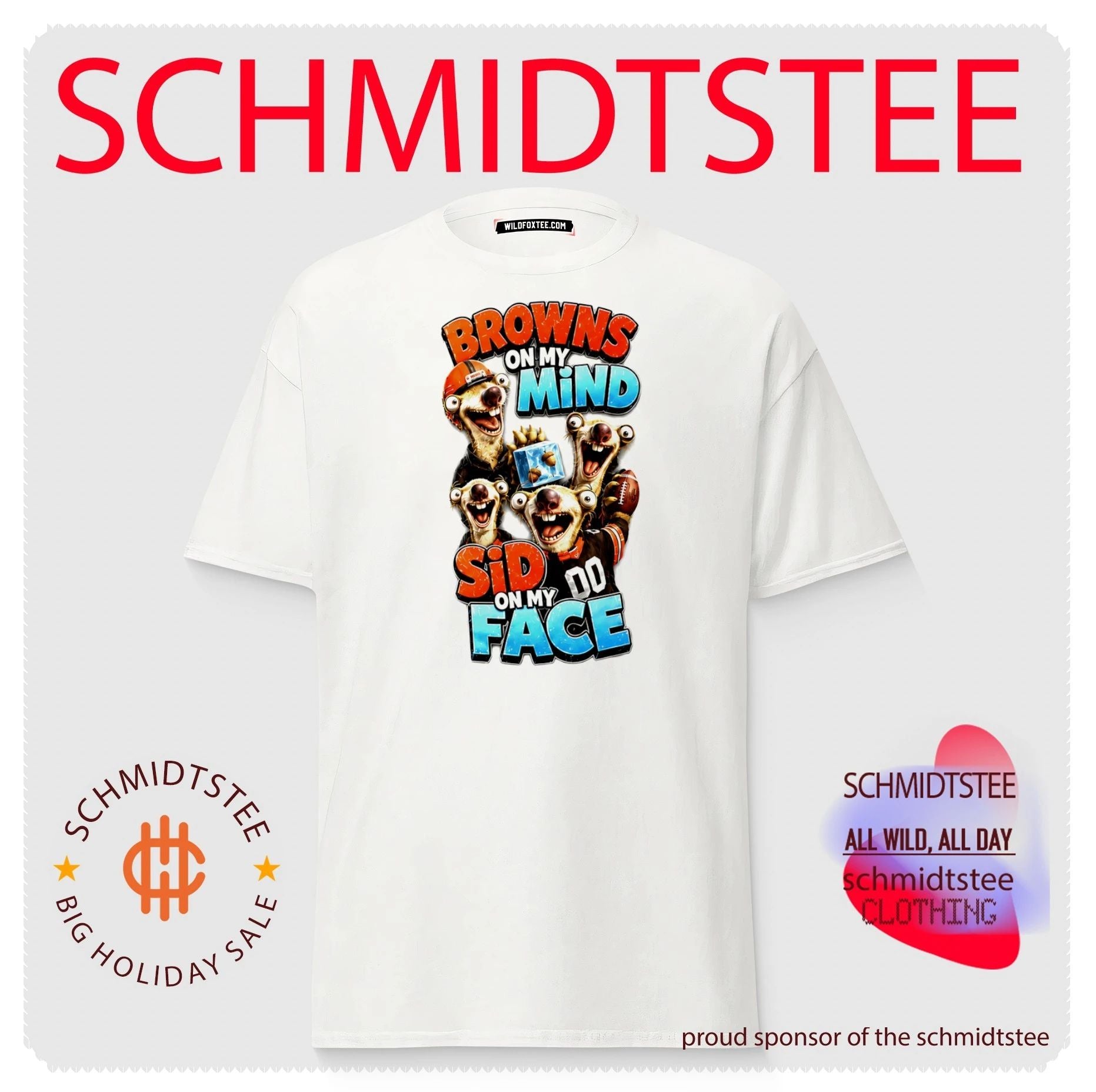 Cleveland Browns on my Mind Sid On My Face shirt