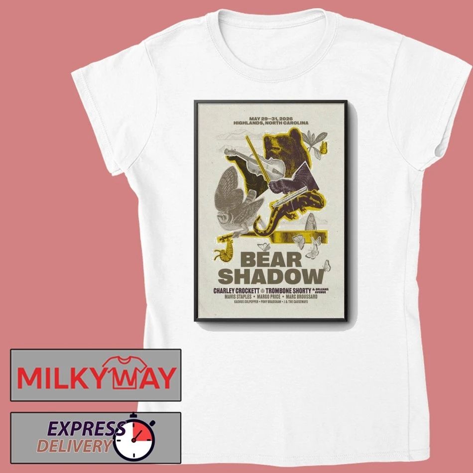 Bear Shadow Festival May 29-31 2026 Highlands North Carolina Poster shirt