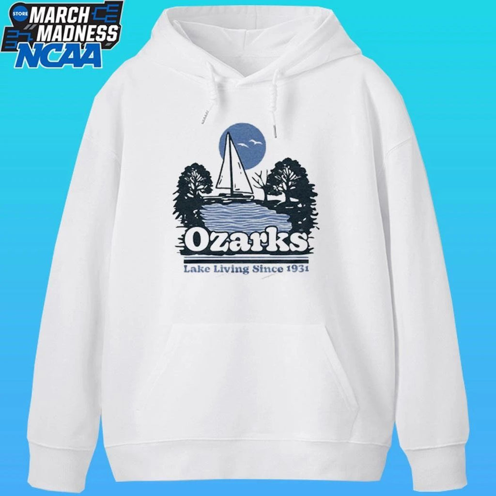 Ozarks Lake Living Since 1931 Blue Vintage Shirt