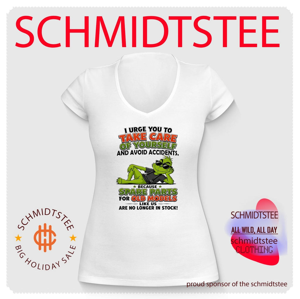 Grinch I urge you to take care of yourself and avoid accidents shirt