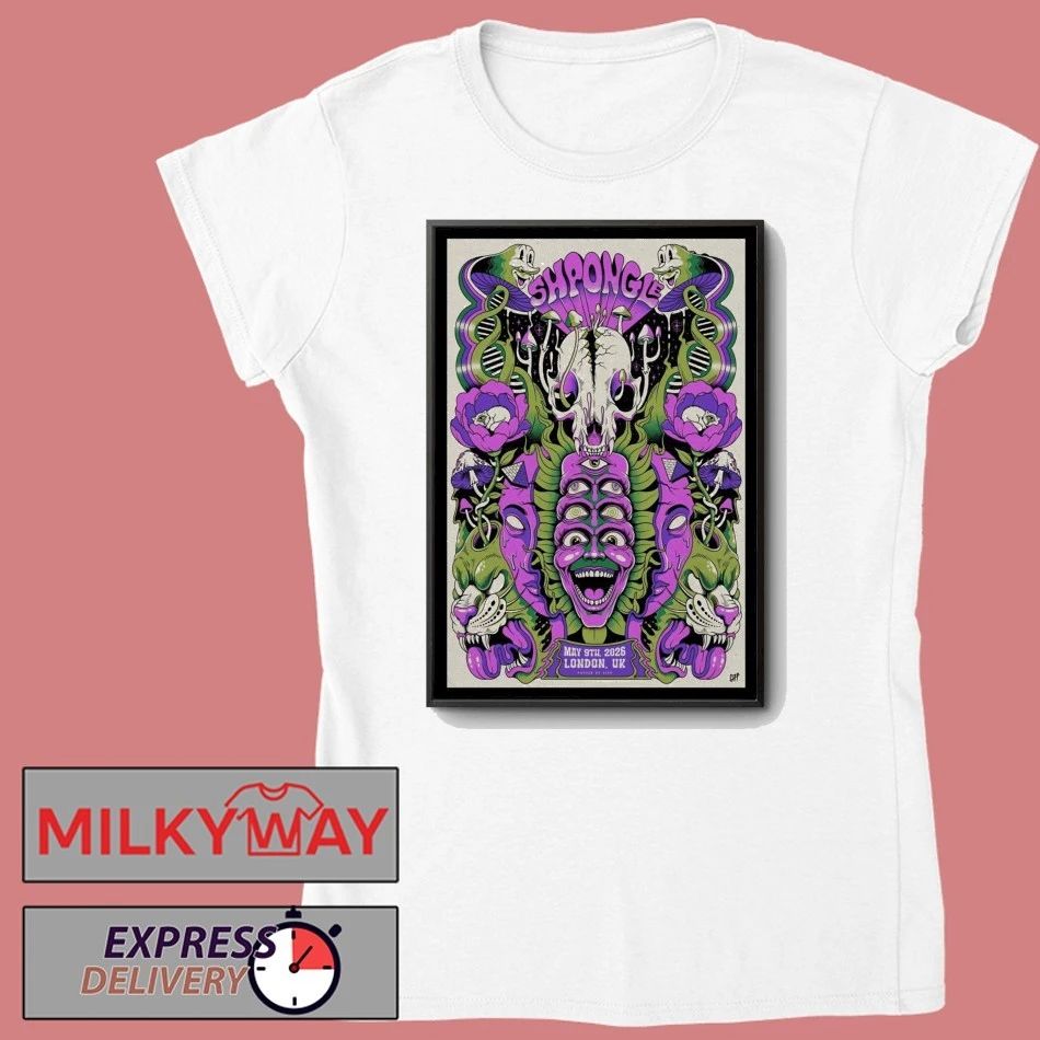 Shpongle London Troxy, 09 May 2026 Poster shirt