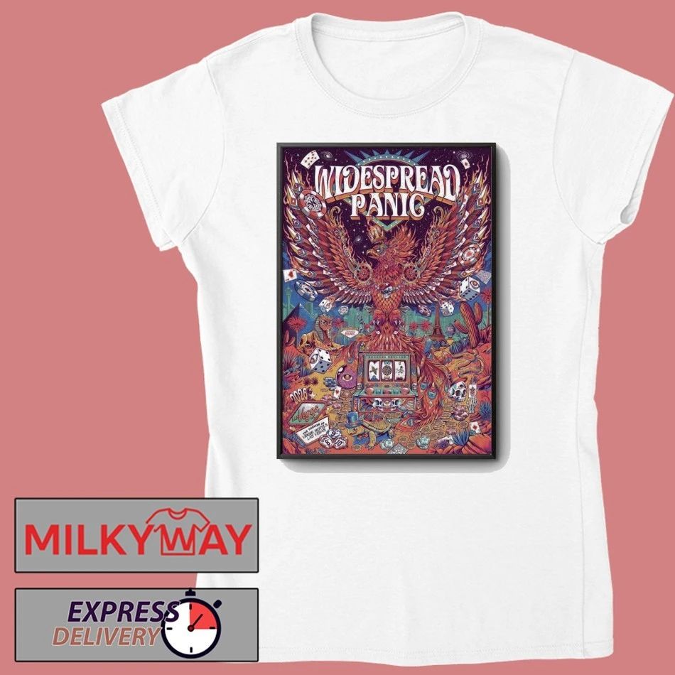 Widespread Panic Las Vegas NV Tour On May 8-10 2026 Poster shirt
