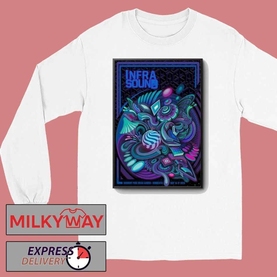 Infrasound Clarks Grove MN 5 14-5 17 2026 Poster shirt