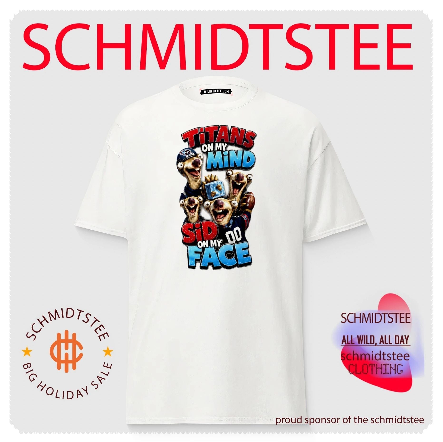 Tennessee Titans on my Mind Sid On My Face shirt