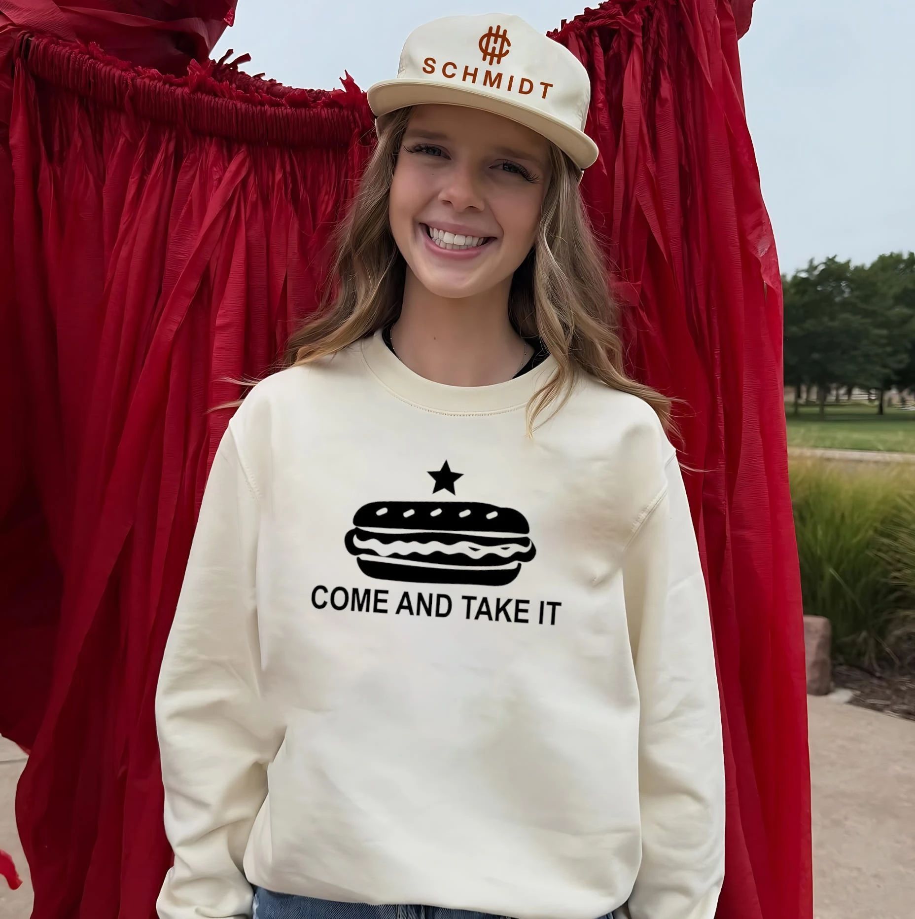 Come and Take It Sandwich Star sub food shirt