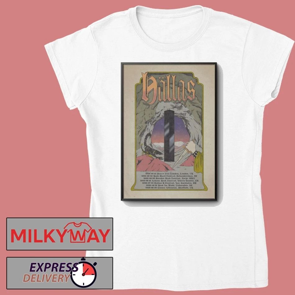 Hällas Festival Shows Summer 2026 Poster shirt