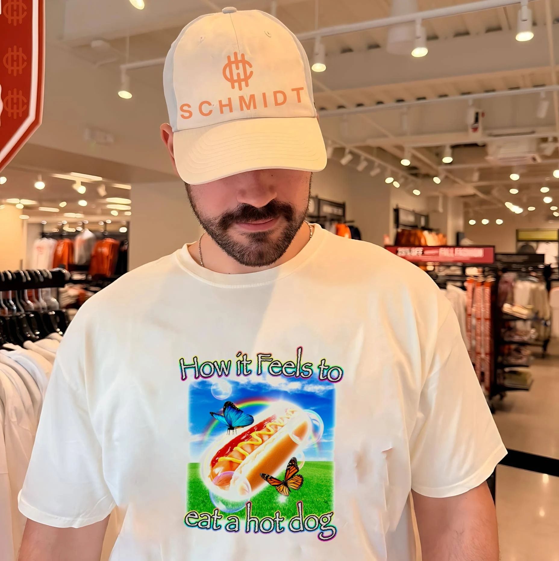 How It Feels to Eat a Hot Dog funny food shirt