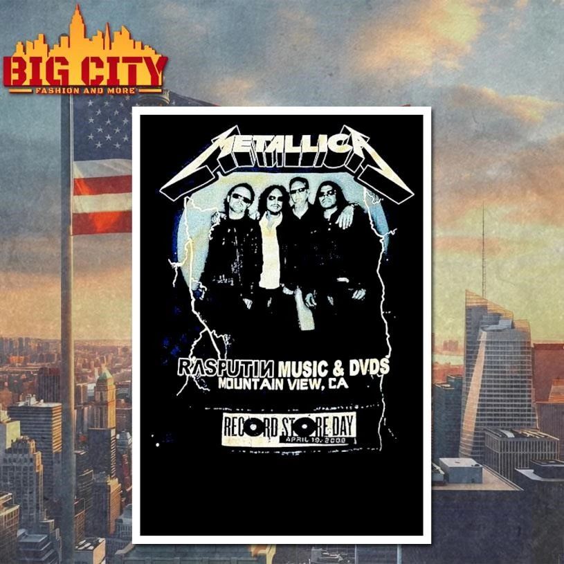 Metallica Vintage Record Store Day Shirt
