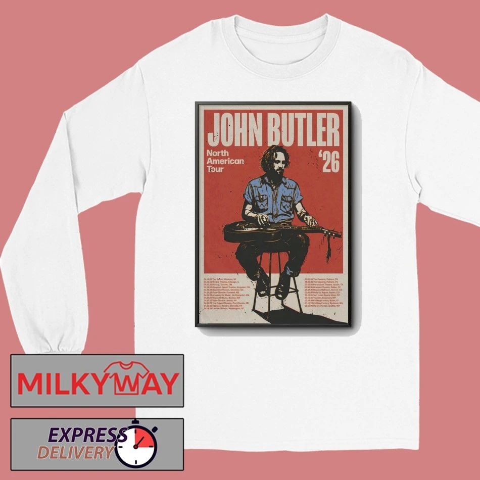 John Butler 2026 North American Tour Poster shirt
