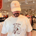 Richard Nixon Eat the Rich Frog Political Satire shirt