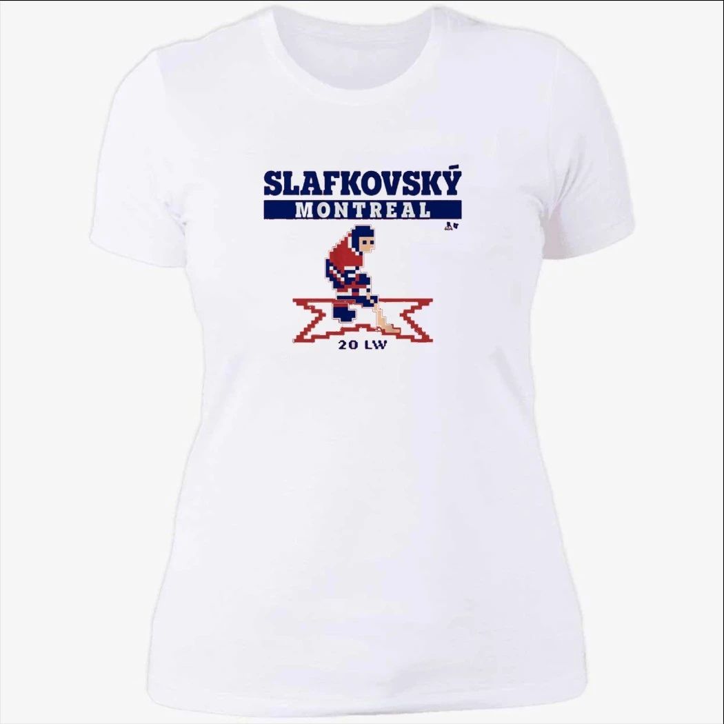 Juraj Slafkovsky Montreal Retro Hockey T-Shirt