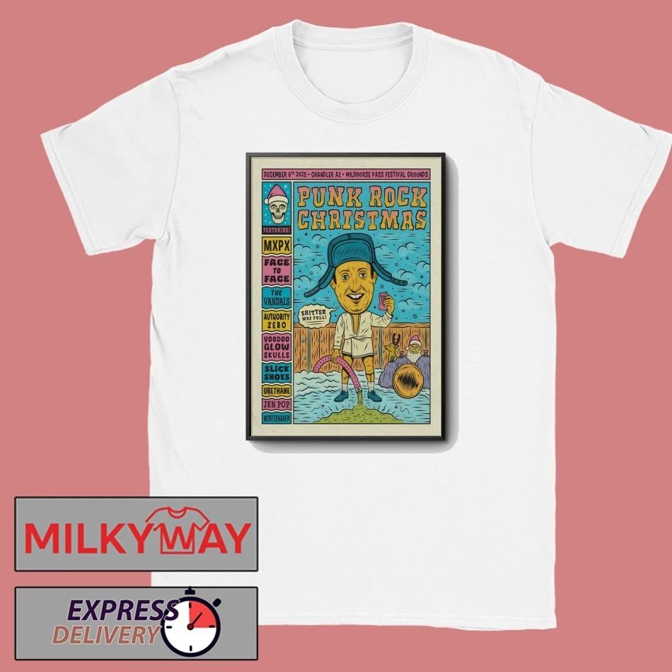Punk Rock Christmas Dec 6 2025 in Chandler AZ Poster shirt