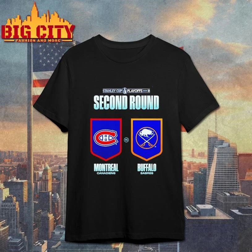 Montreal Canadiens vs Buffalo Sabres 2026 NHL Stanley Cup Playoffs shirt