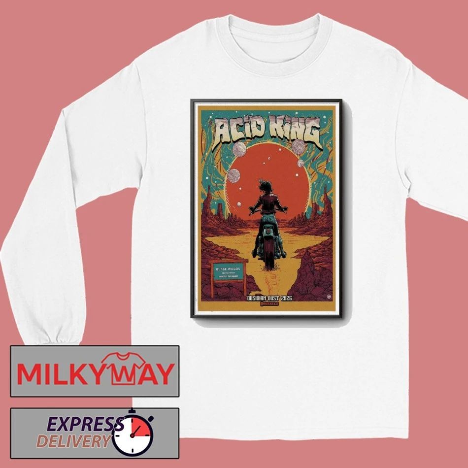LIMITED 2026 Acid King Poster European Tour shirt