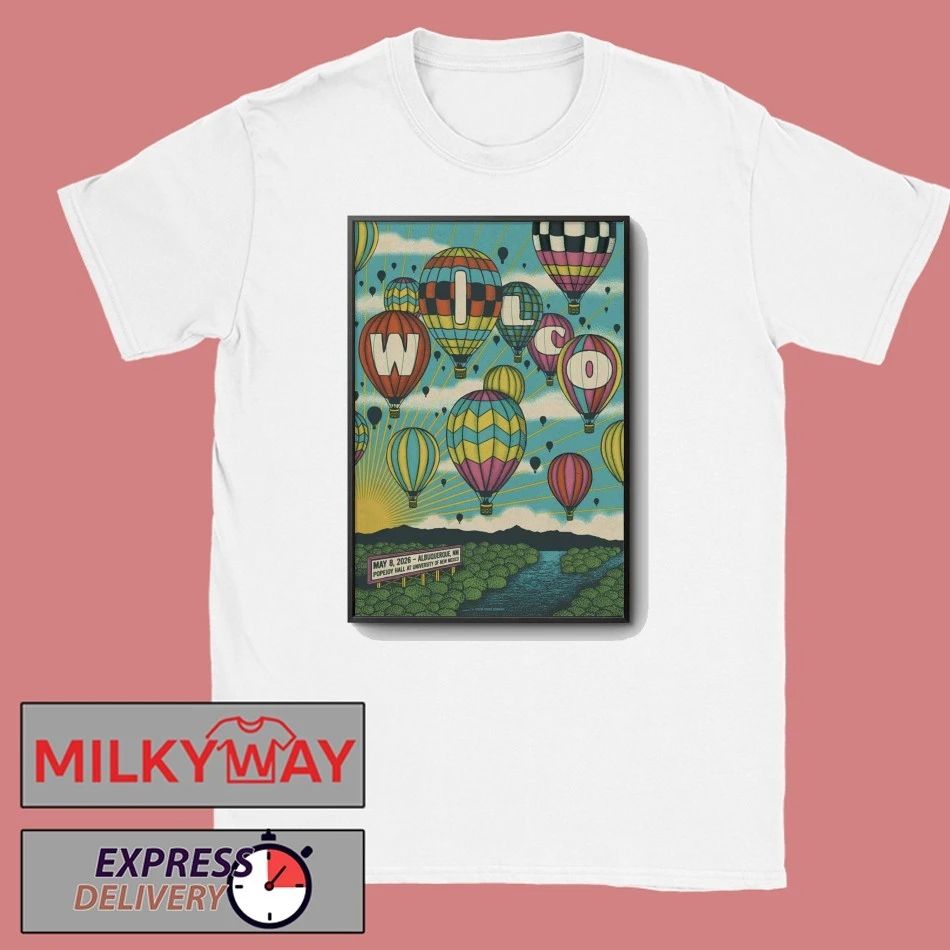 Wilco Albuquerque NM Tour On May 8 2026 Poster shirt