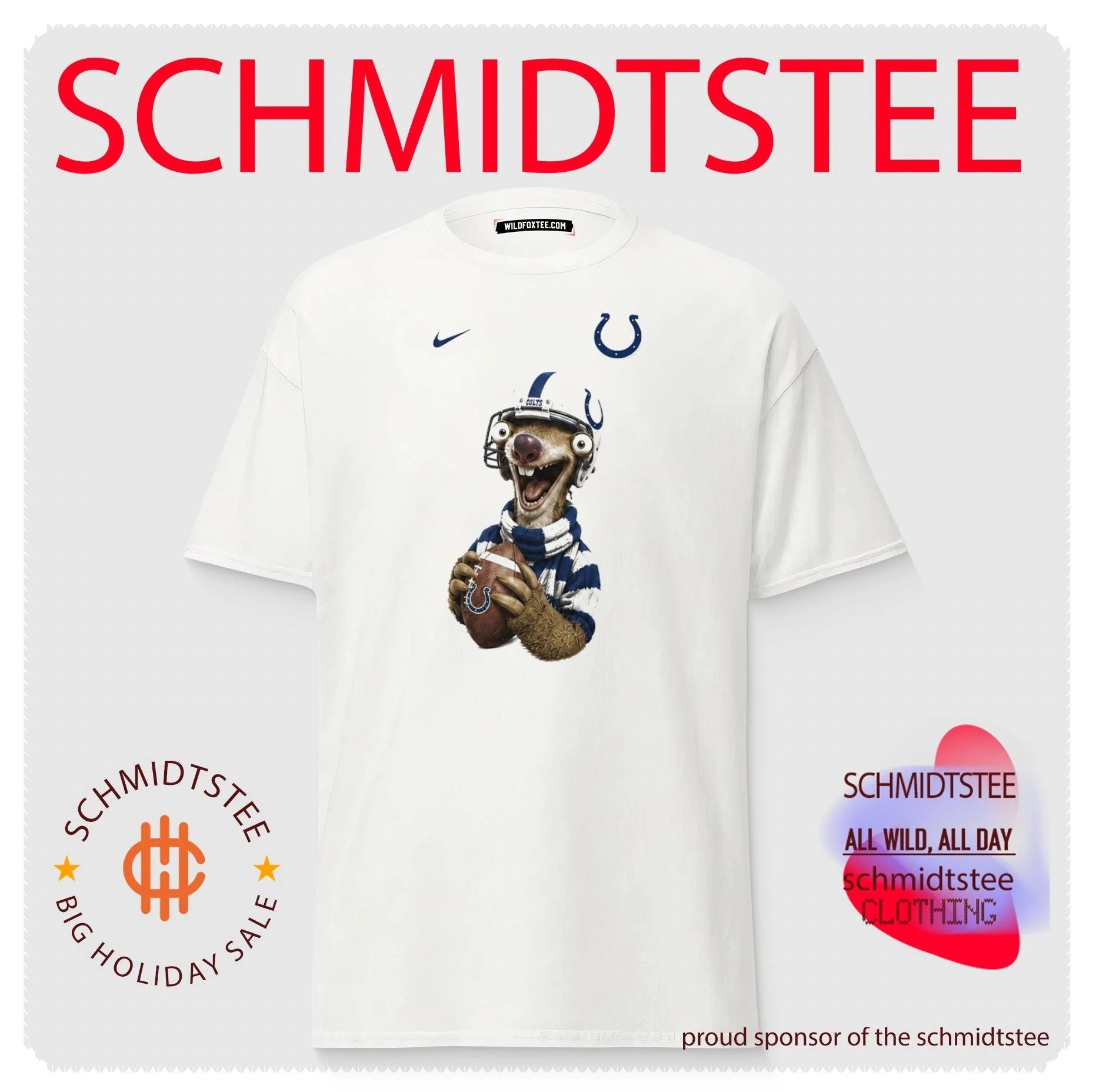 Sid from Ice Age Indianapolis Colts Football Fan shirt